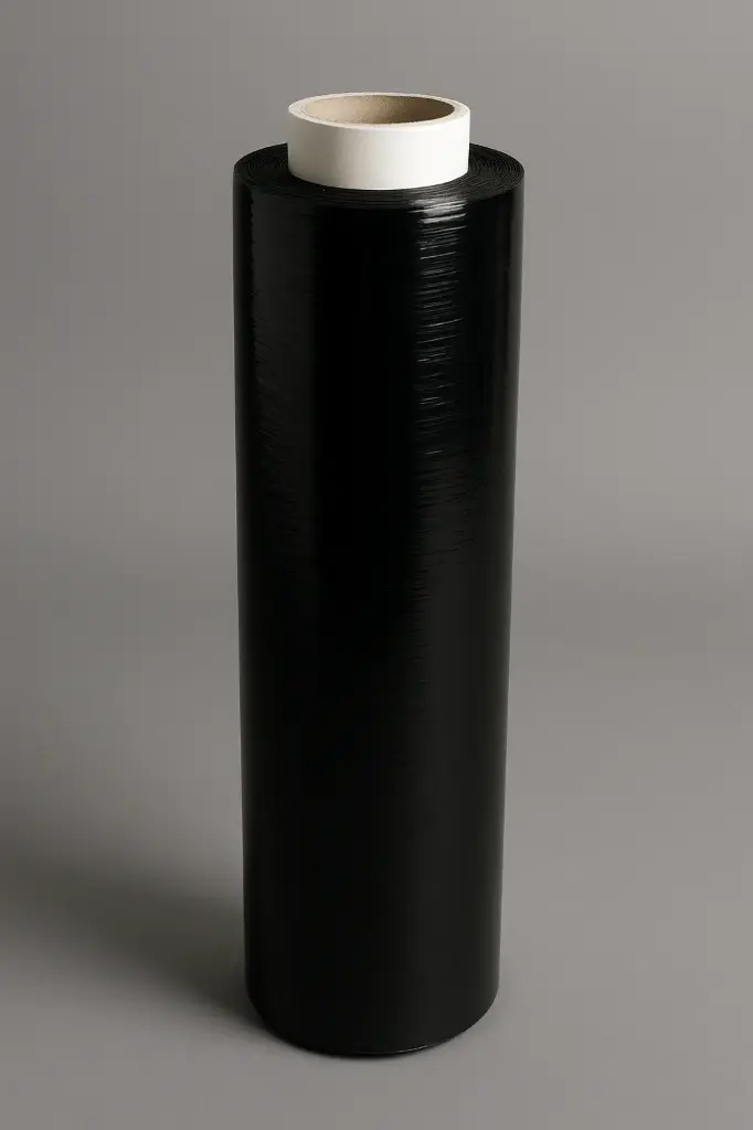 [STFLNOIR1419] BLACK OPAQUE STRETCH FILM 14”X1500’X19M (75G)