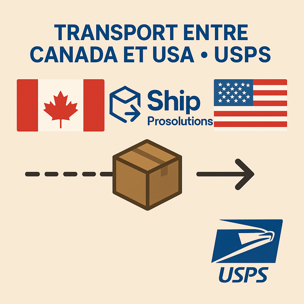 Transport entre Canada et USA - USPS