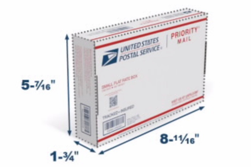 [O_SMALL_FRB] USPS BOÎTE PRIORITAIRE À TARIF FORFAITAIRE – PETIT FORMAT CS-25
